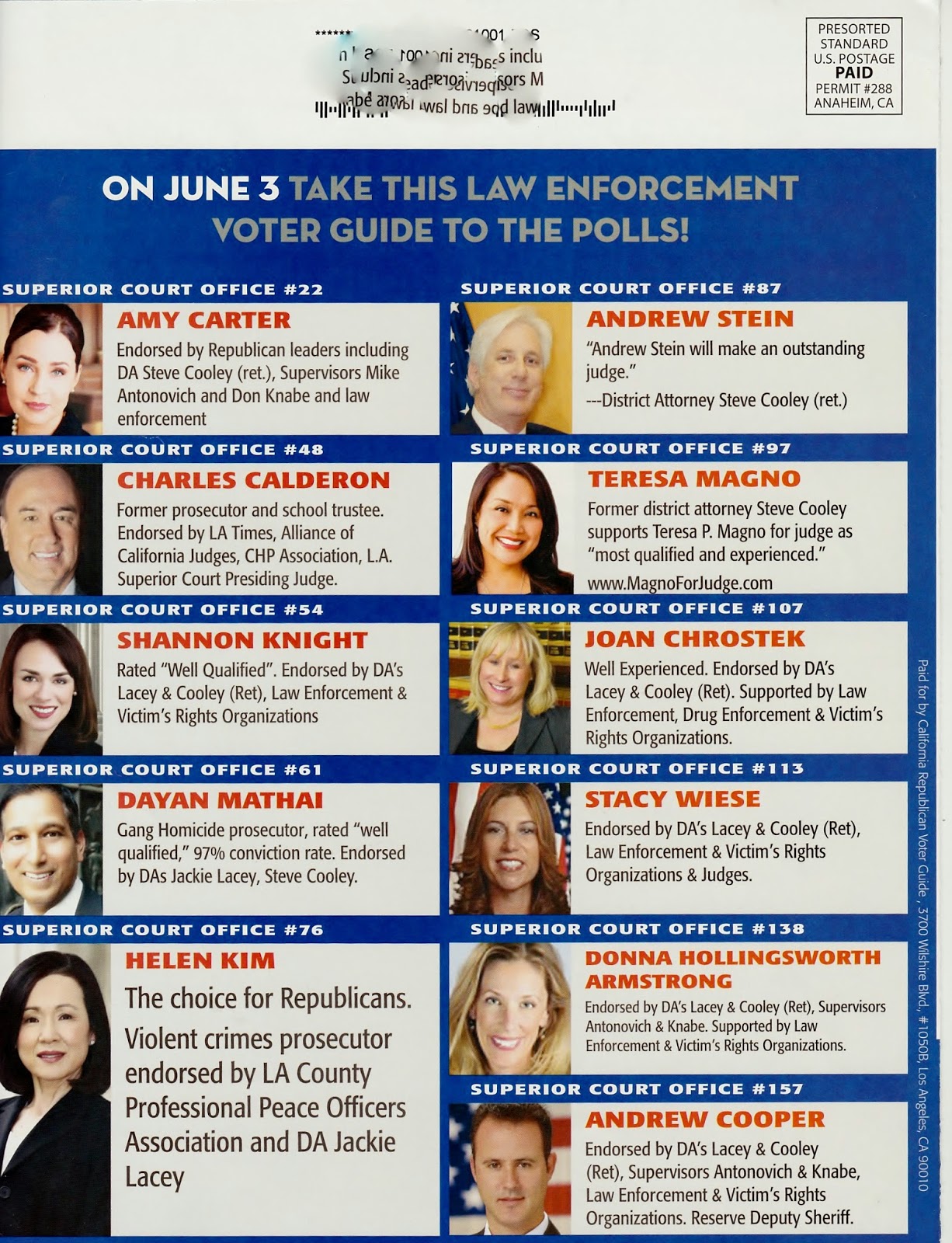 EPIC JOURNEY California Republican Voter Guide EPIC JOURNEY California Republican Voter Guide