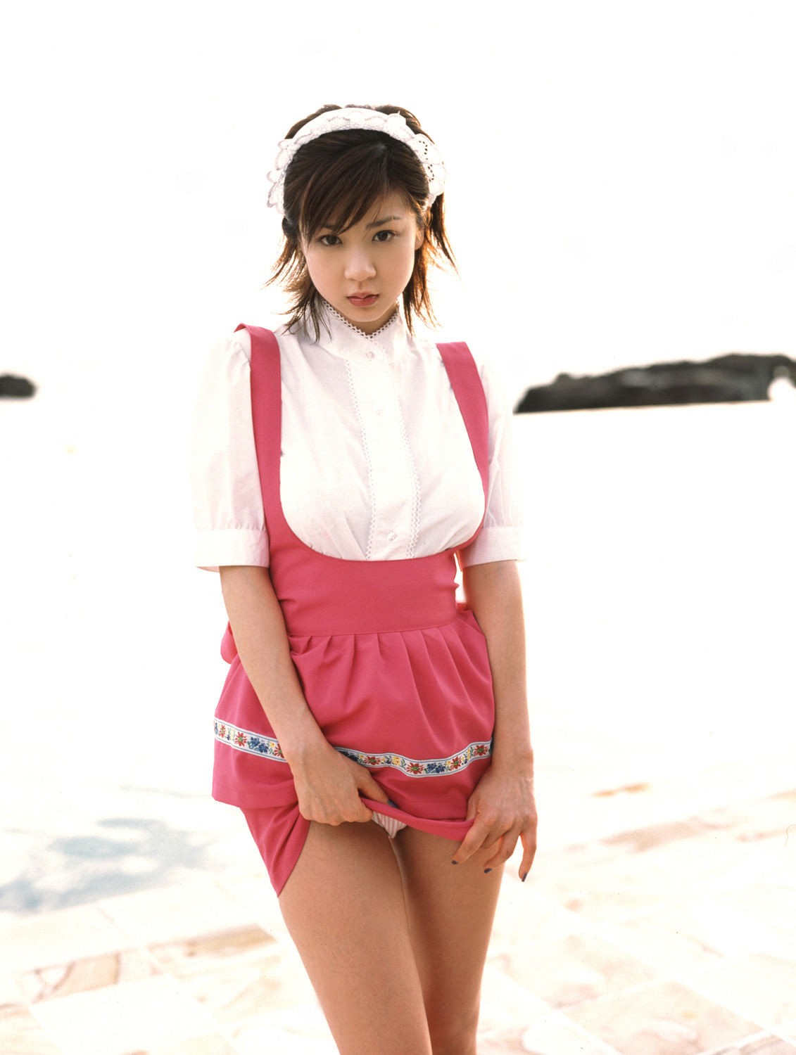 Aki Hoshino FLG: Aki Hoshino Pink Maid