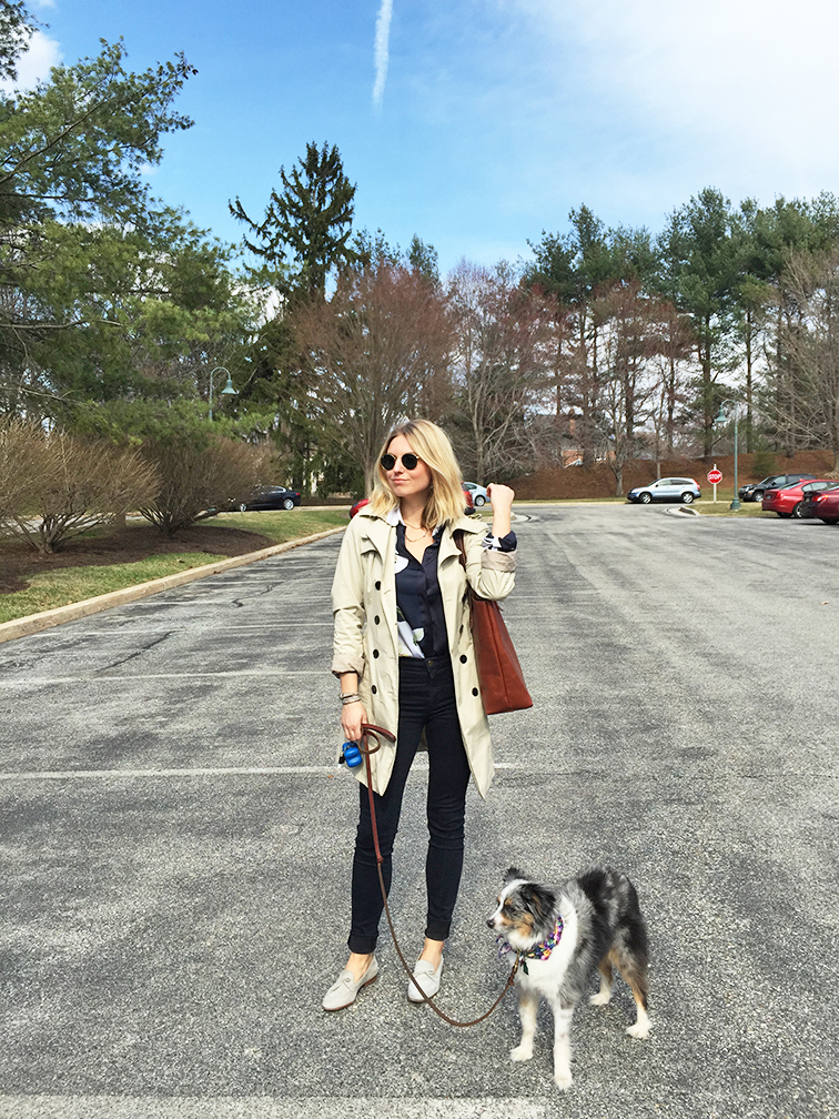 Fashion Over Reason Trench coat & loafers, JCrew, J Brand, Ray-Ban Fashion Over Reason Trench coat & loafers, JCrew, J Brand, Ray-Ban
