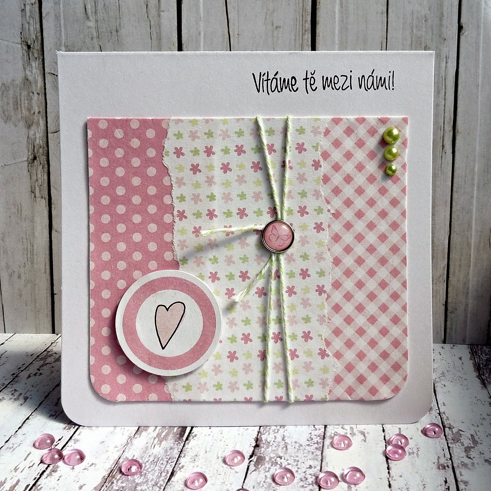 SCRAPLADY.CZ Přání k narození miminka