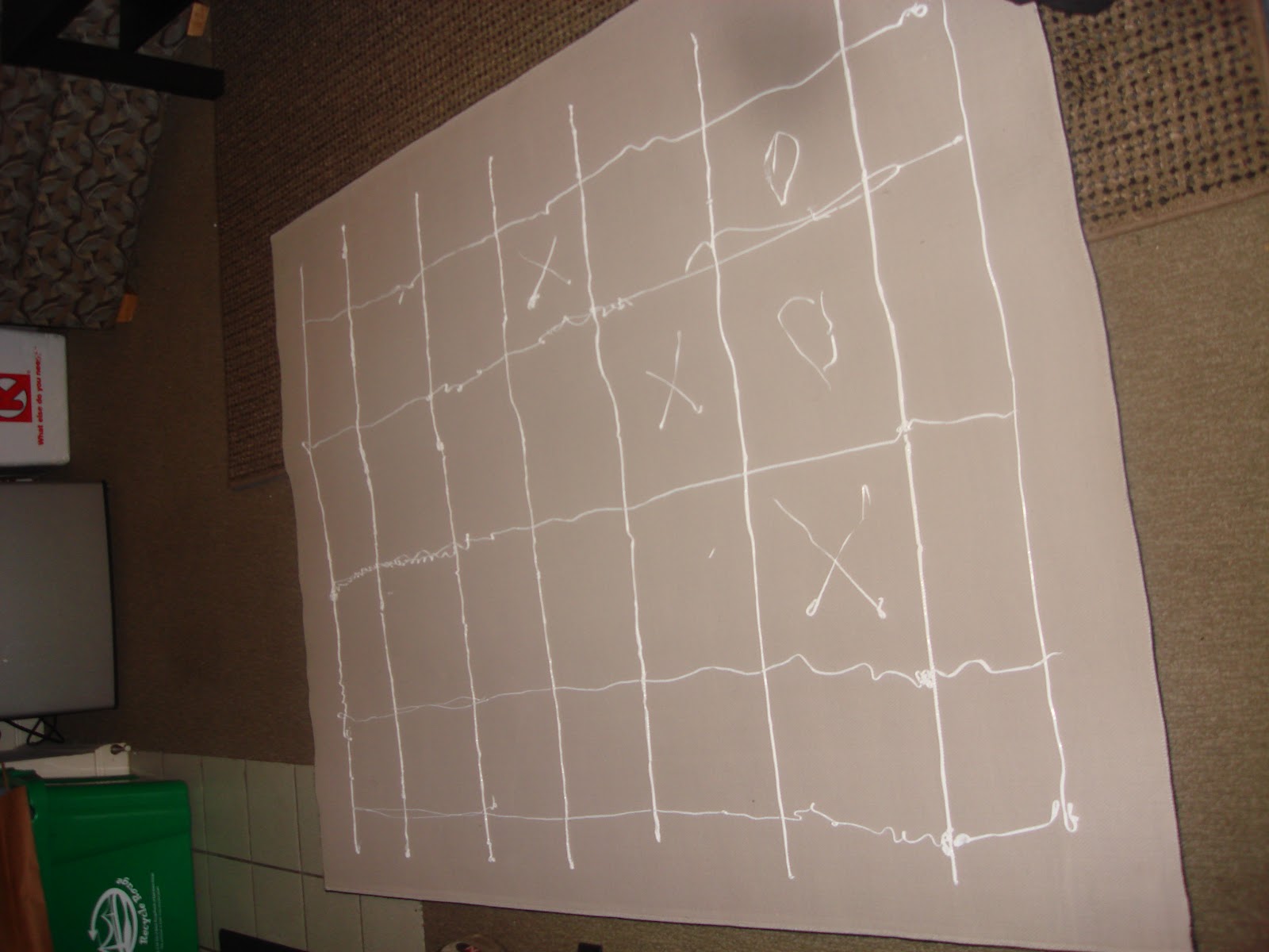 Hopelessly Crafty Keep your carpet from moving.