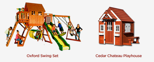 Backyard Discovery Giveaway Swing Set Playhouse
