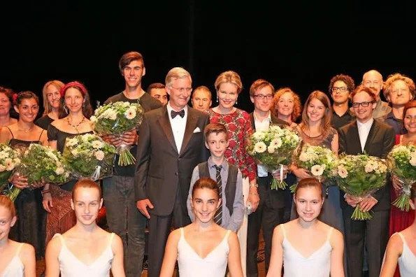 King Philippe and Queen Mathilde attends the 8th gala concert of the King Baudouin foundation organized by the East Flanders committee in Gent