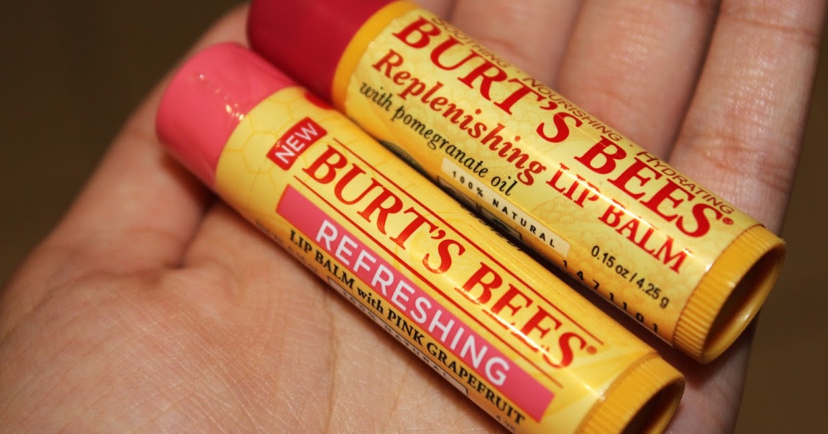 Bubbles and Blush BURT'S BEES Lip Balm Review