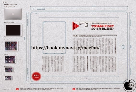 Blueprint of â€œiPad Air Plusâ€ leaked by Japanese magazine