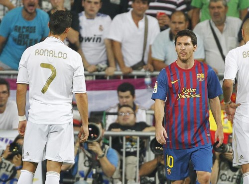 Messi vs Ronaldo wallpapers 2012
