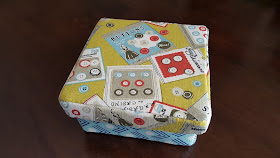 Square Box Pattern by Amber Crawley, sewn by Heidi Staples