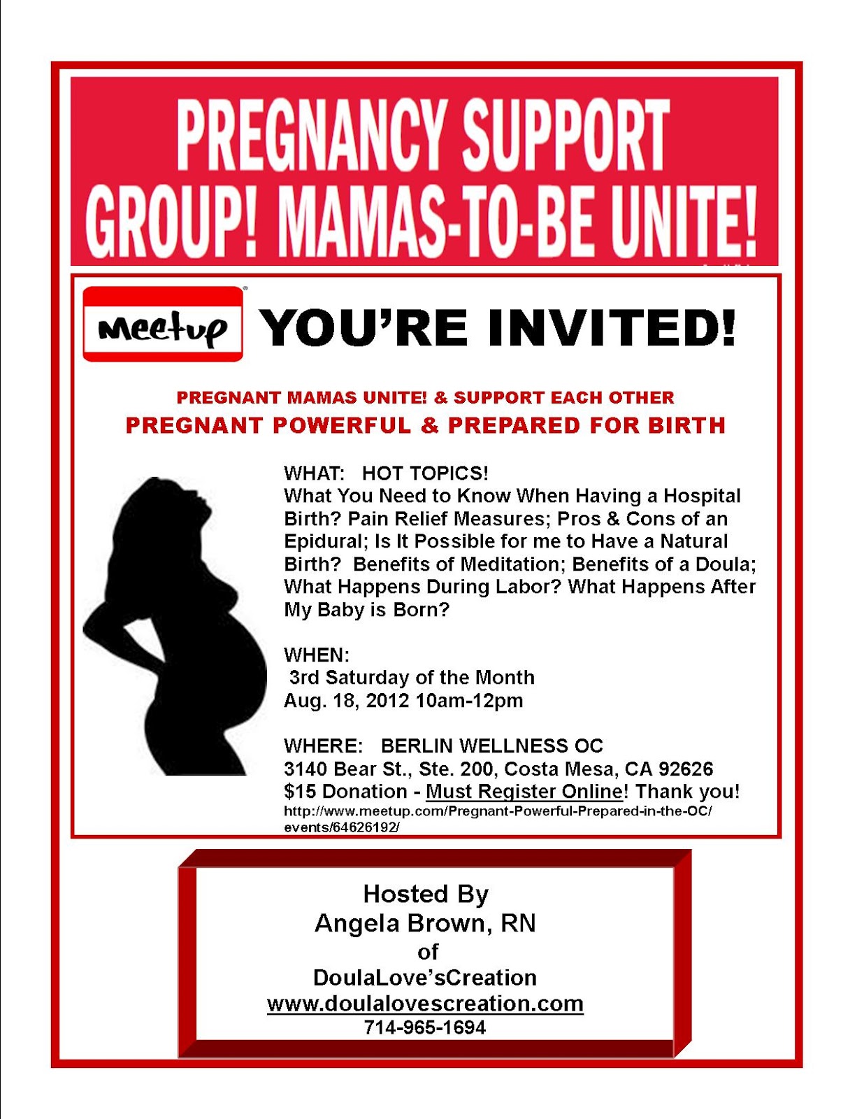 Thank You Everyone Who Attended Pregnancy Workshop May 26 2012