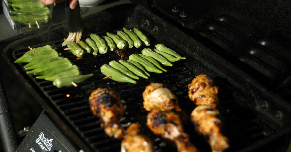 Stitches and SNPs Indian Grilled Chicken and Okra