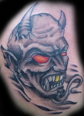 women interest demon tatto