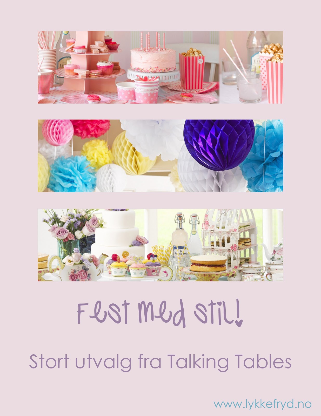 Lykkefryd Talking Tables