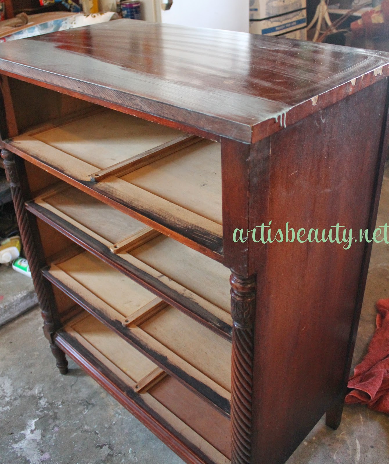 ART IS BEAUTY Antique KINDEL Dresser Makeover and a