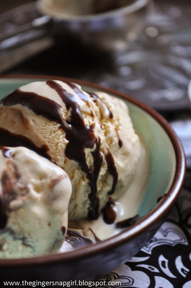 The Ginger Snap Girl Peanut Butter Fudge Swirl Ice Cream