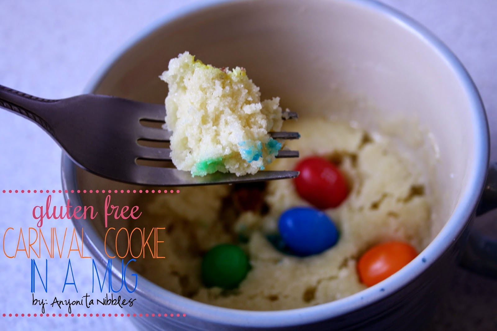Gluten Free Carnival Cookie in a Mug by Anyonita Nibbles