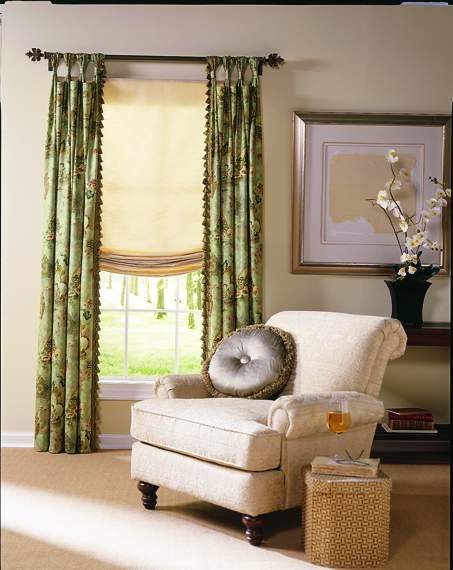 Relaxed Roman Shades Pattern