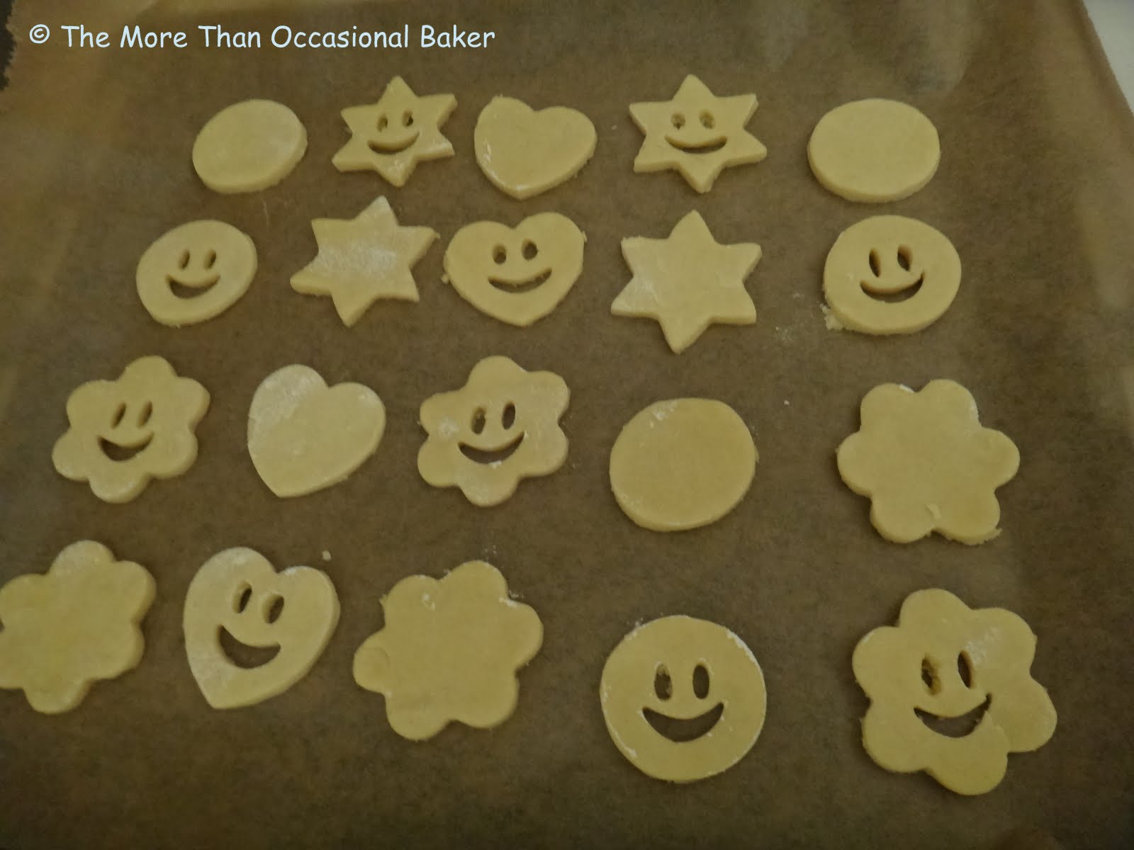 The more than occasional baker Smiley Face Jam Cookies