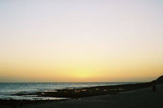 Sunset-Near-Beach-Wallpaper