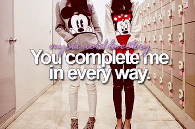 Photo Friendship Quotes (You complete me in every way)