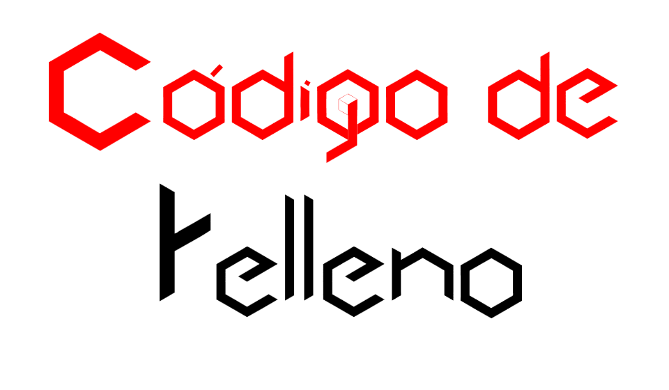 Codigo de Relleno