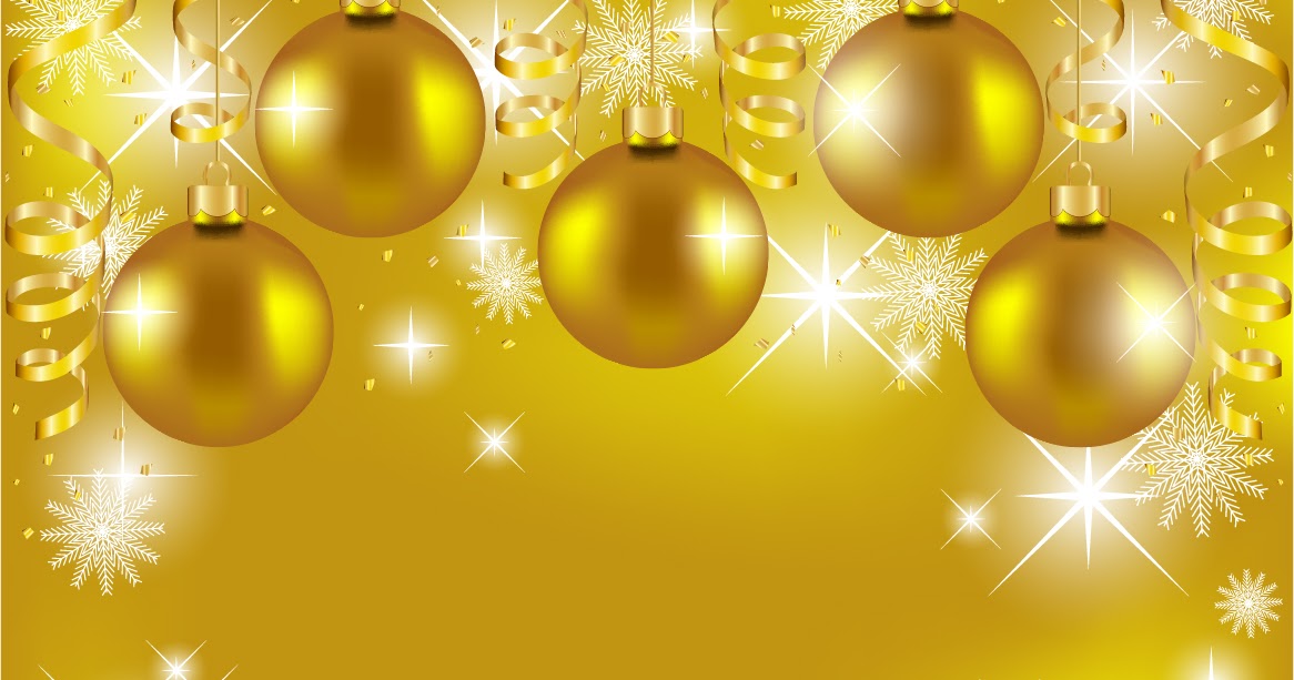 Free Vector がらくた素材庫 金色に輝くクリスマスの背景 beautiful christmas