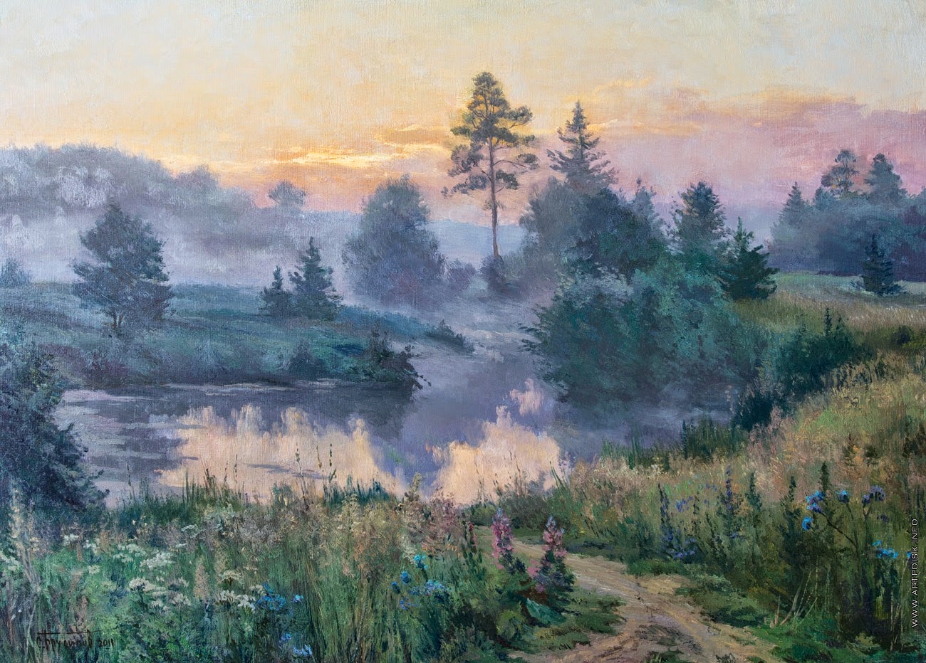 Stanislav Brusilov, 1976 Landscape painter Tutt'Art Pittura