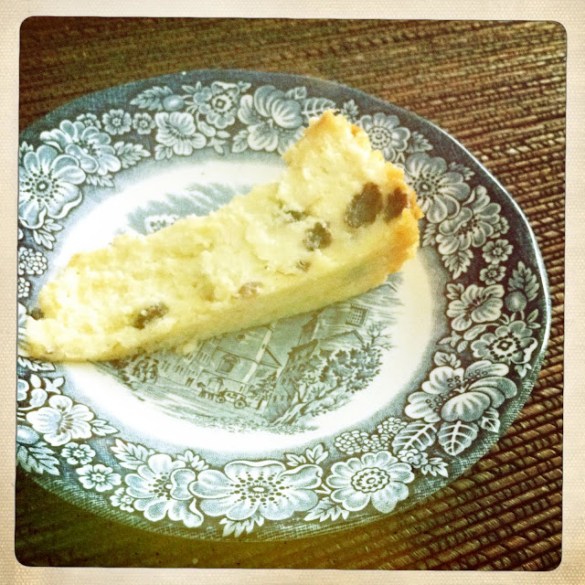 The Past on a Plate Brandy Cheesecake