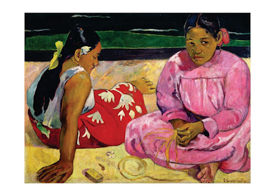 Paul Gauguin - Women of Tahiti on the Beach-1891