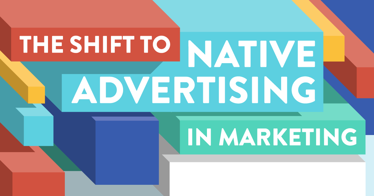 The Shift to Native Advertising in Social Media Marketing - infographic