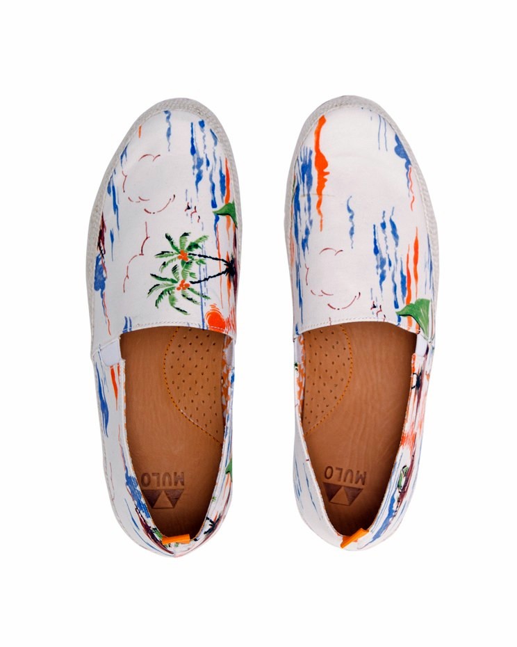 The Style Examiner Hentsch Man x Mulo Hawaiian Print Shoe