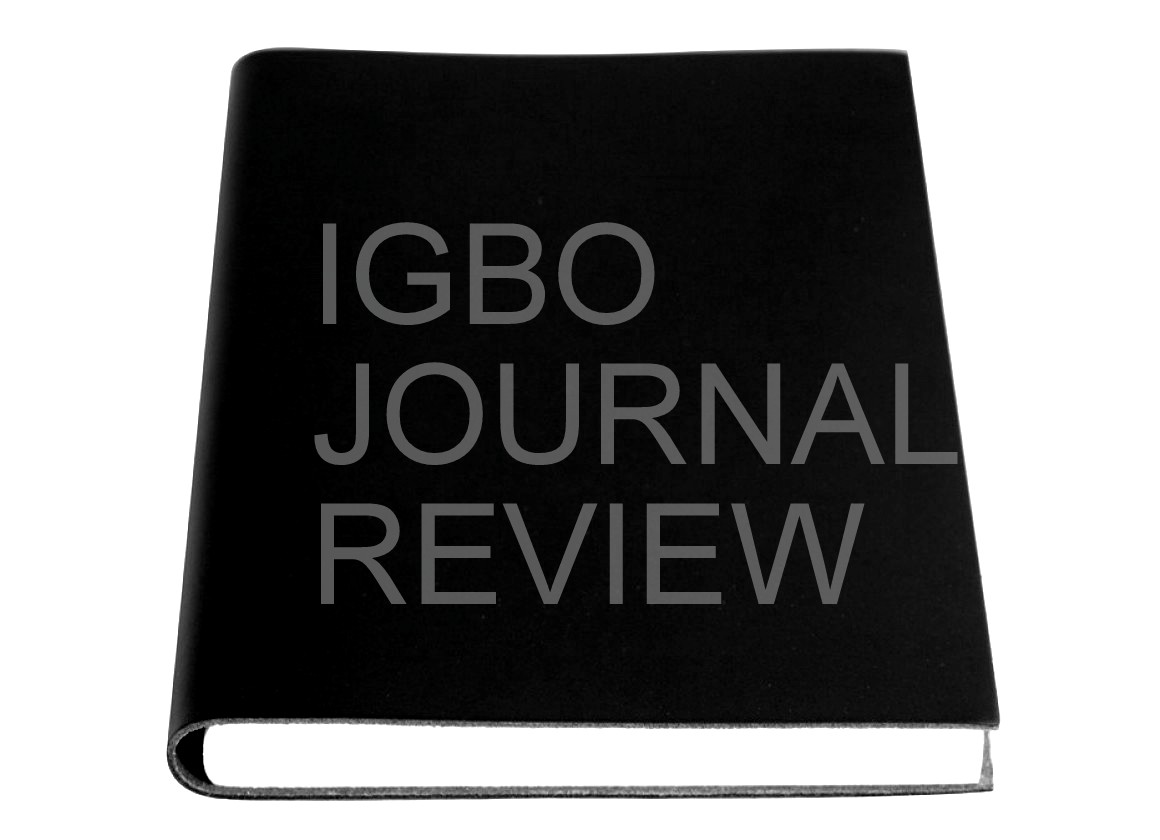 IGBO JOURNAL REVIEW