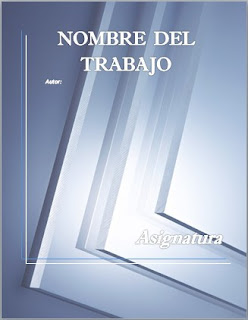 Portada Word Profesional Trabajos Formales Eportadas