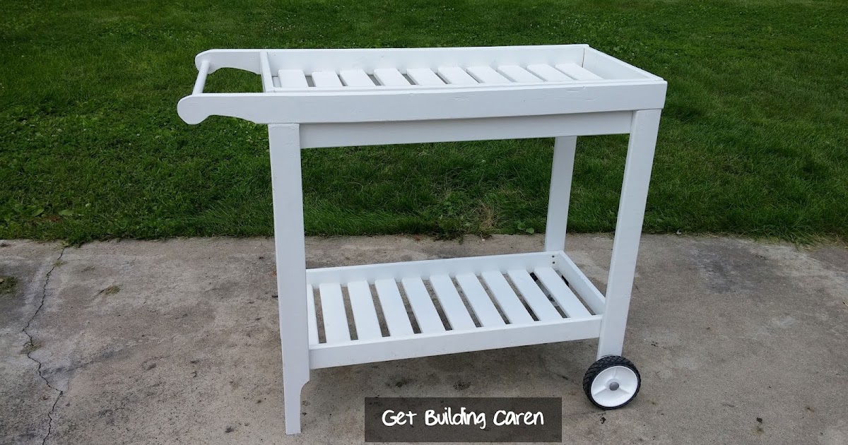 Get Building Caren Build a Rolling Bar Cart with Removable Tray
