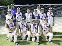 2nd Place - 12u Super Series State Championship Consolation, Jun 2011