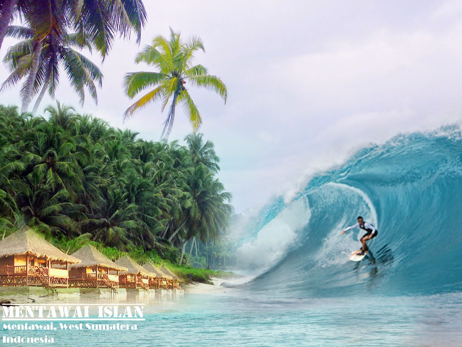 Mentawai Island, the third best surfing waves in the world Simarsayang