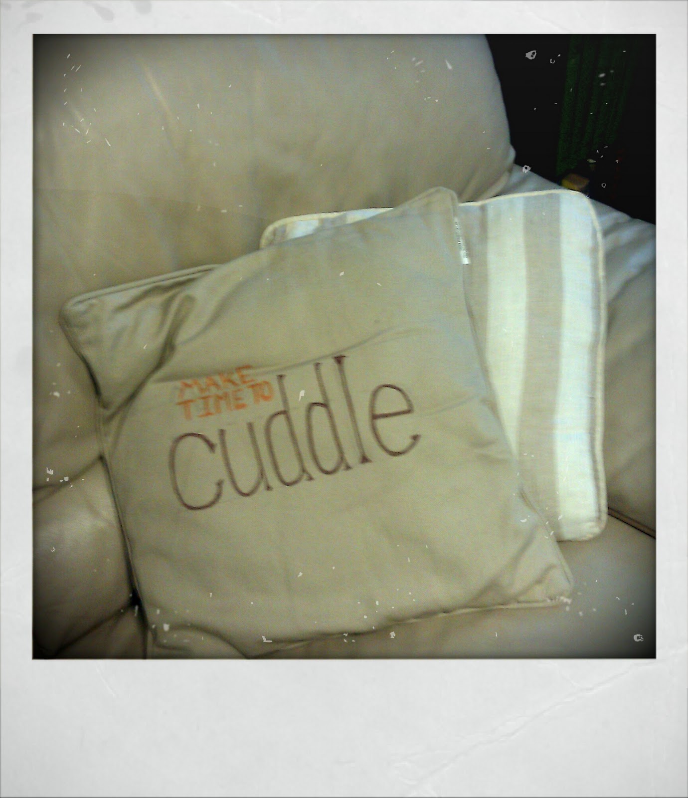 The Tinker's Muse "Make Time To Cuddle" Pillow