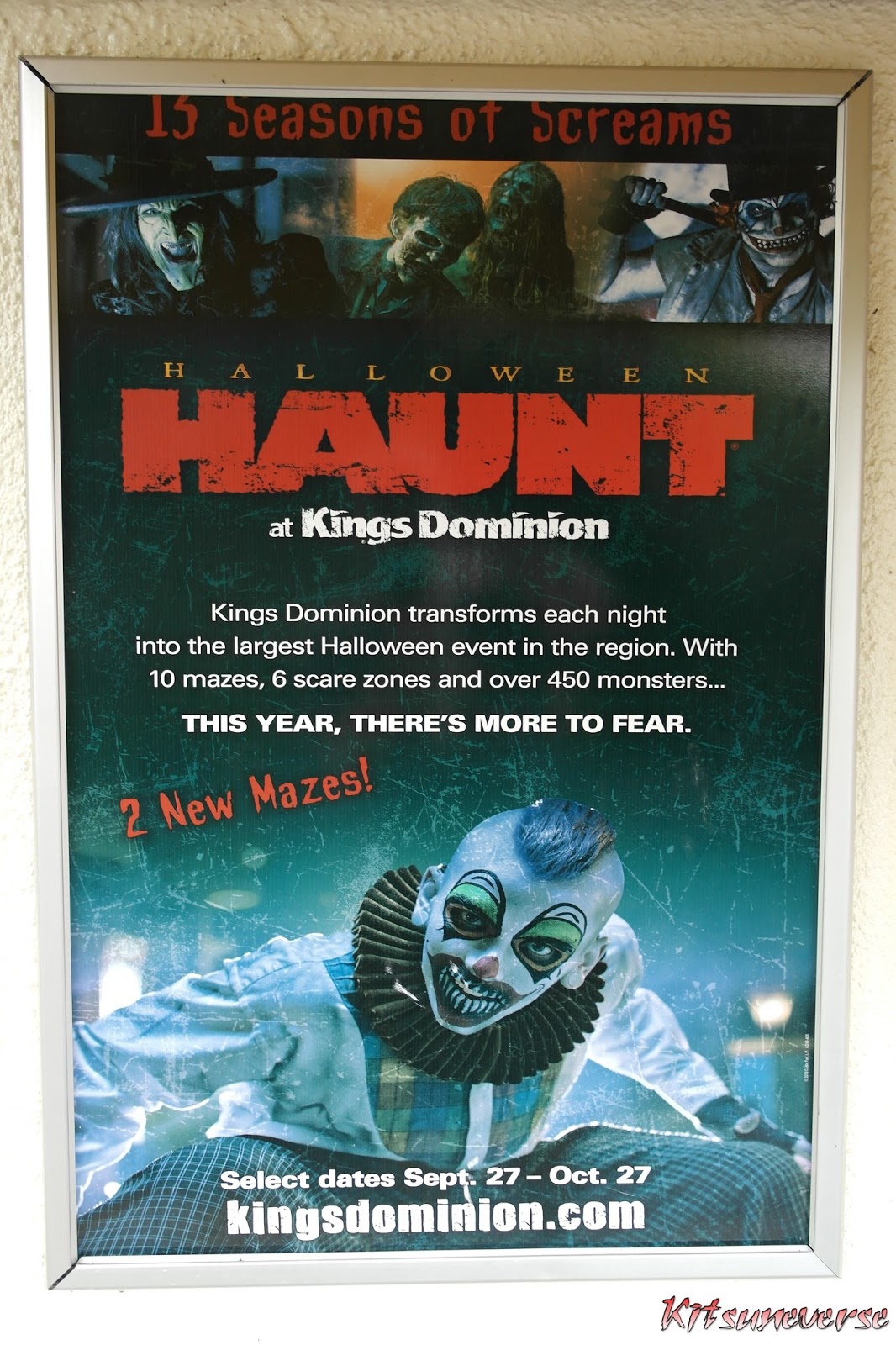 Kitsuneverse [Haunts] Signs of this Year�s Halloween Haunt at Kings