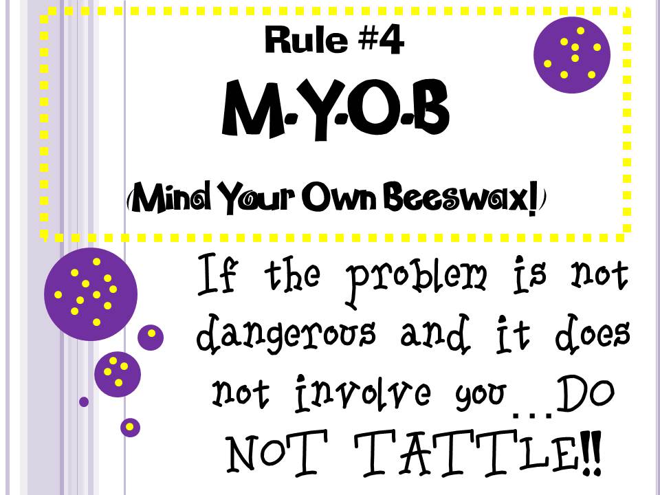 Inspired Teaching Tattle Tongue