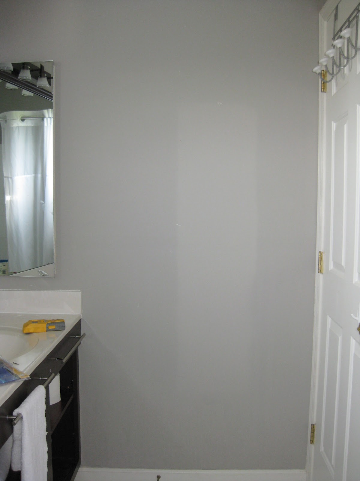 Painted Geometric Wall Remodelando la Casa