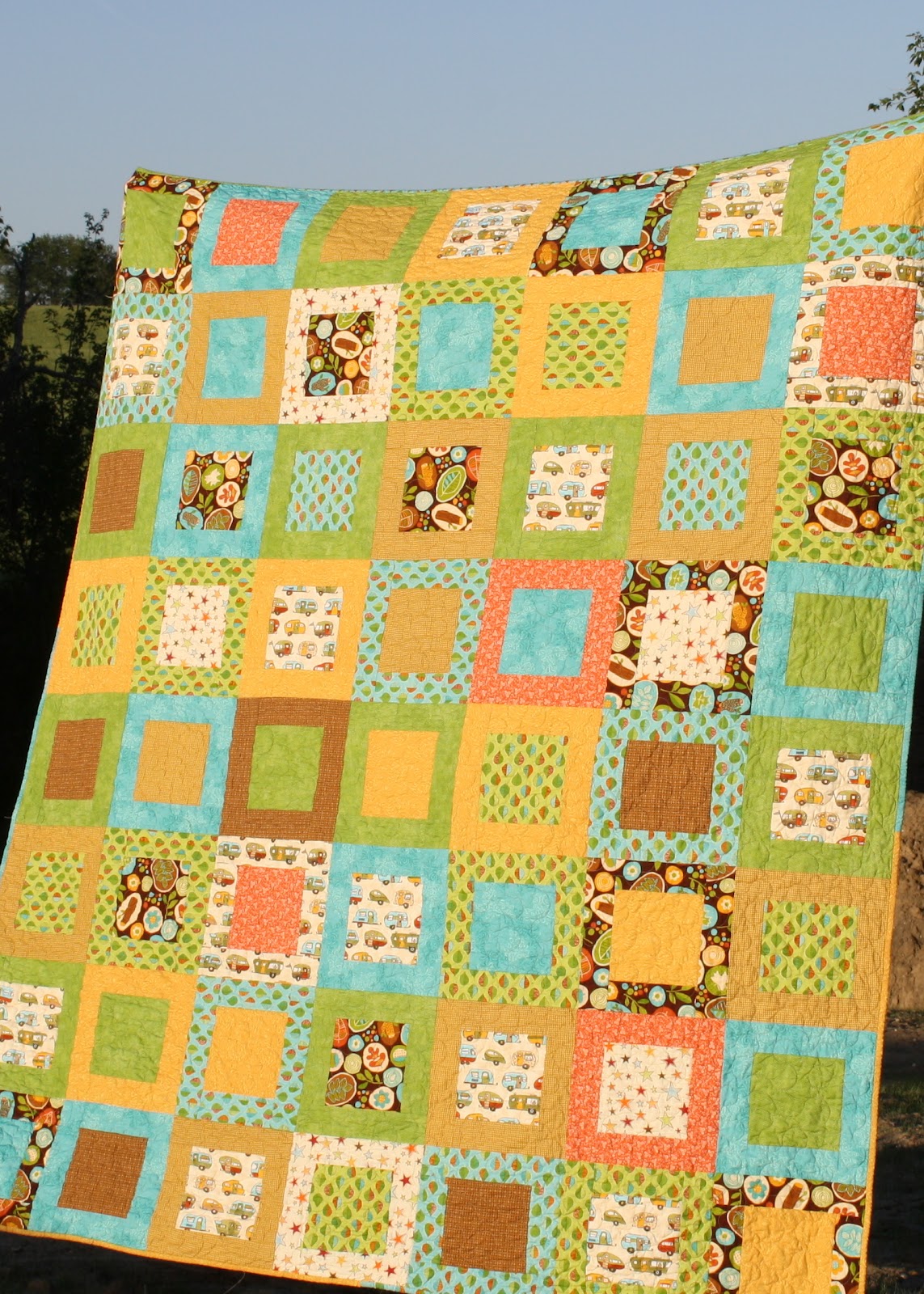 Holly and Olive Camping Quilt