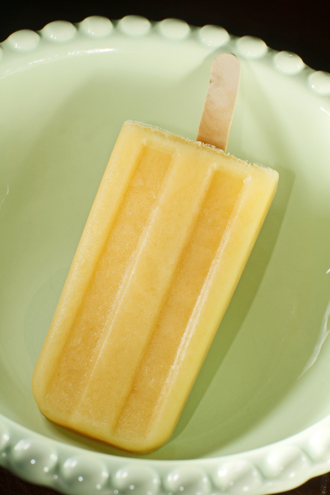 The Chubby Vegetarian Orange Sherbet Popsicles