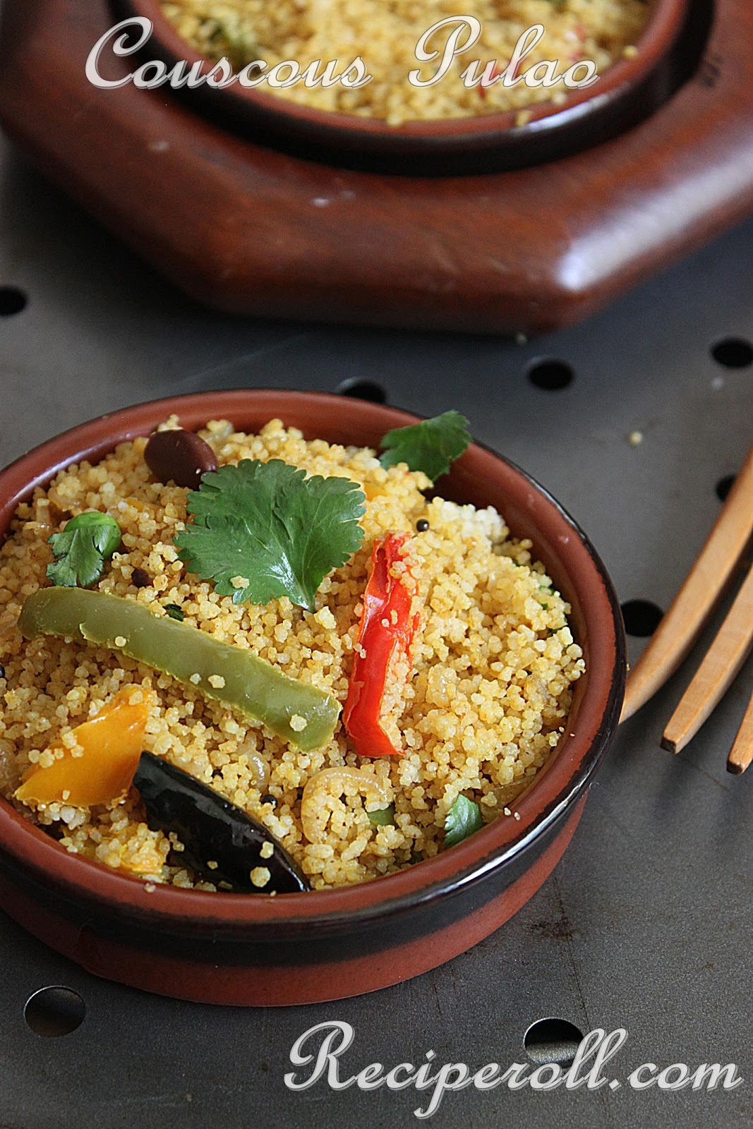 Couscous Pulao Couscous With Bell Peppers