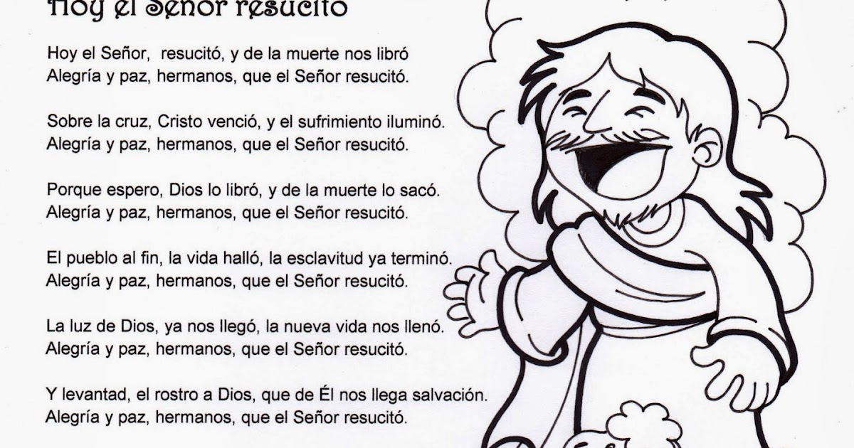 El Rincón de las Melli: Canción: Hoy el Señor resucitó