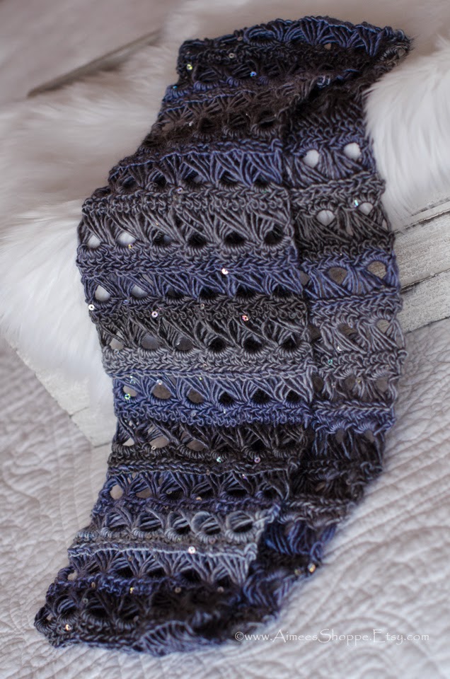 A Time For All Seasons Broomstick Lace Infinity Scarf