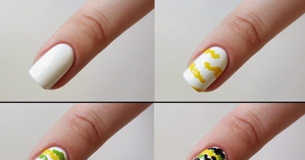 1. Easy Camouflage Nail Art Tutorial - wide 9