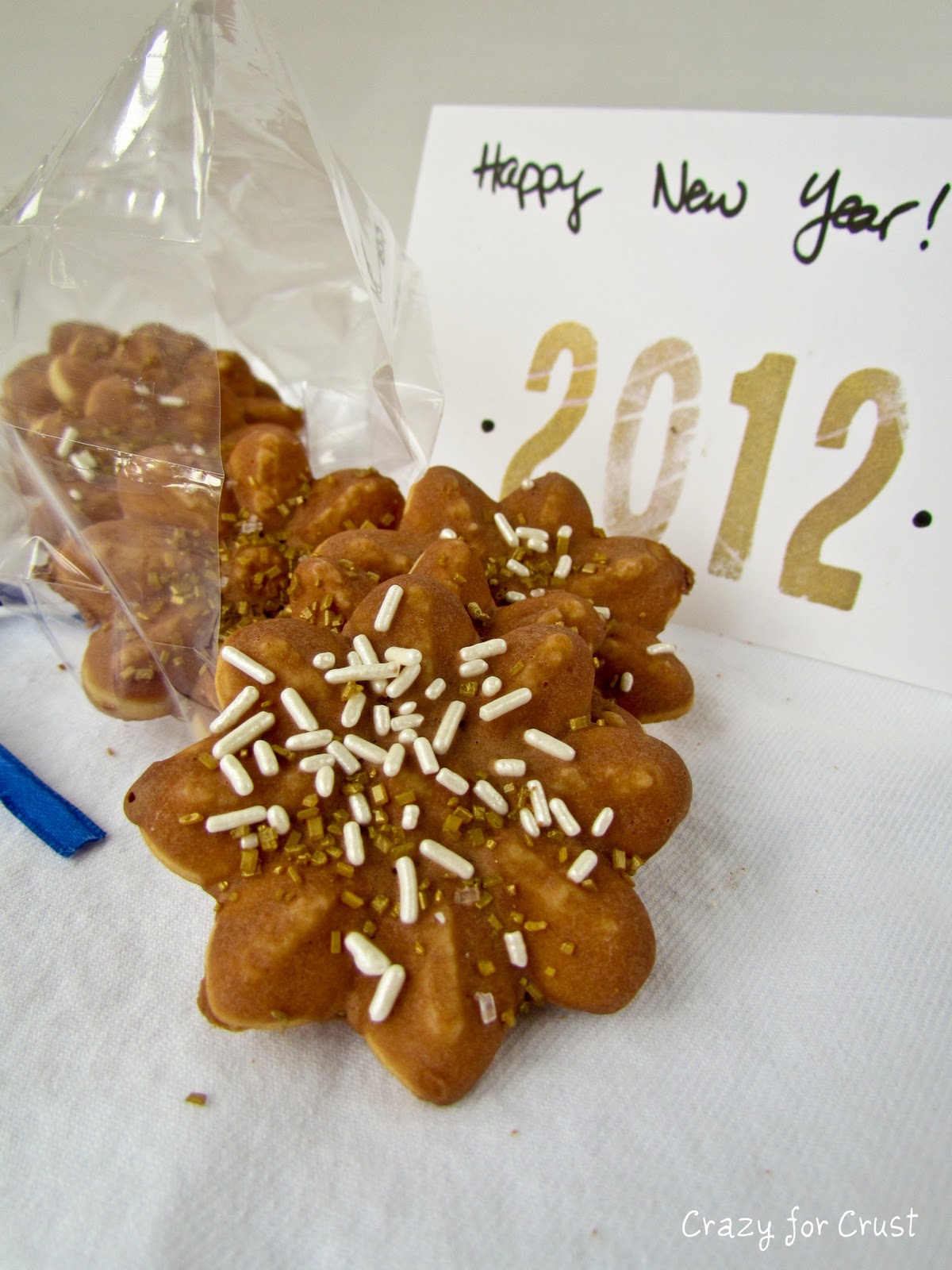 Almond Spritz Cookies with Chocolate Almond Glaze Crazy for Crust