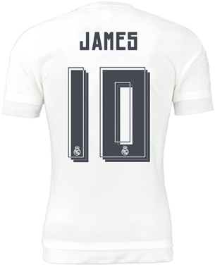 camiseta James Real Madrid 2016