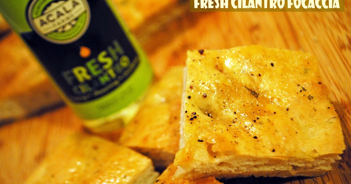 Fresh Cilantro Focaccia