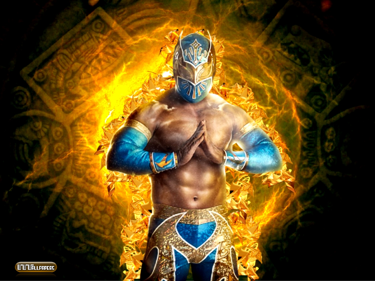 Coloriage De Sin Cara