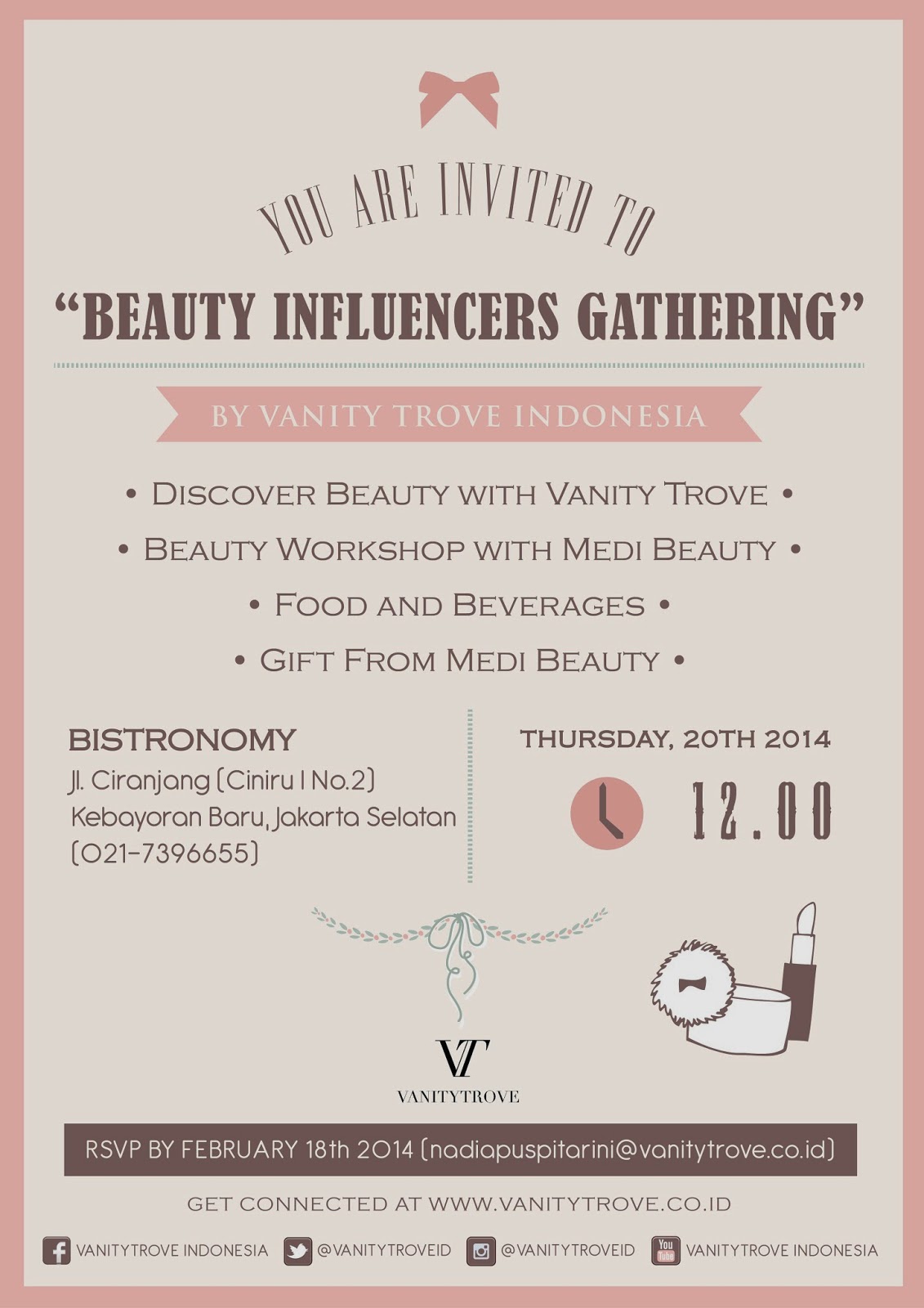 Beauty Influences Gathering by Vanity Trove Indonesia