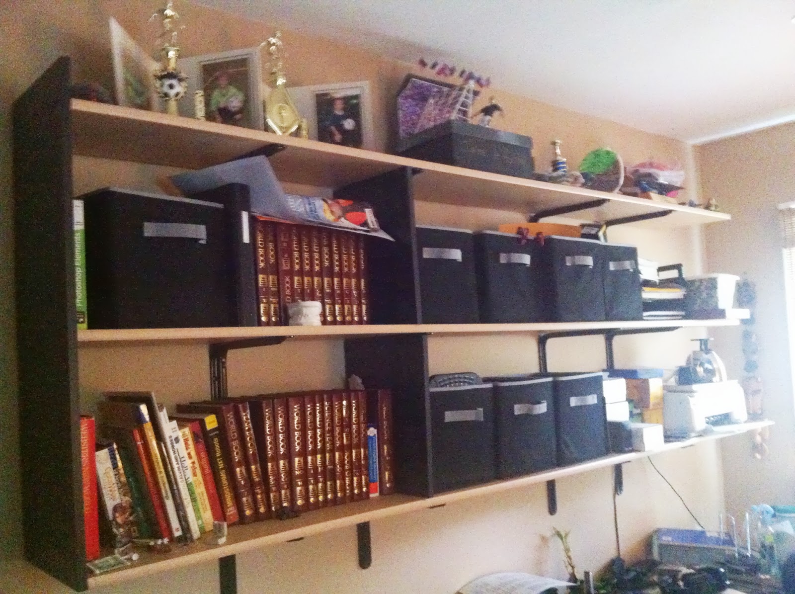 Basically Organized Wall Shelves Give the Kids Tons of Bedroom Storage